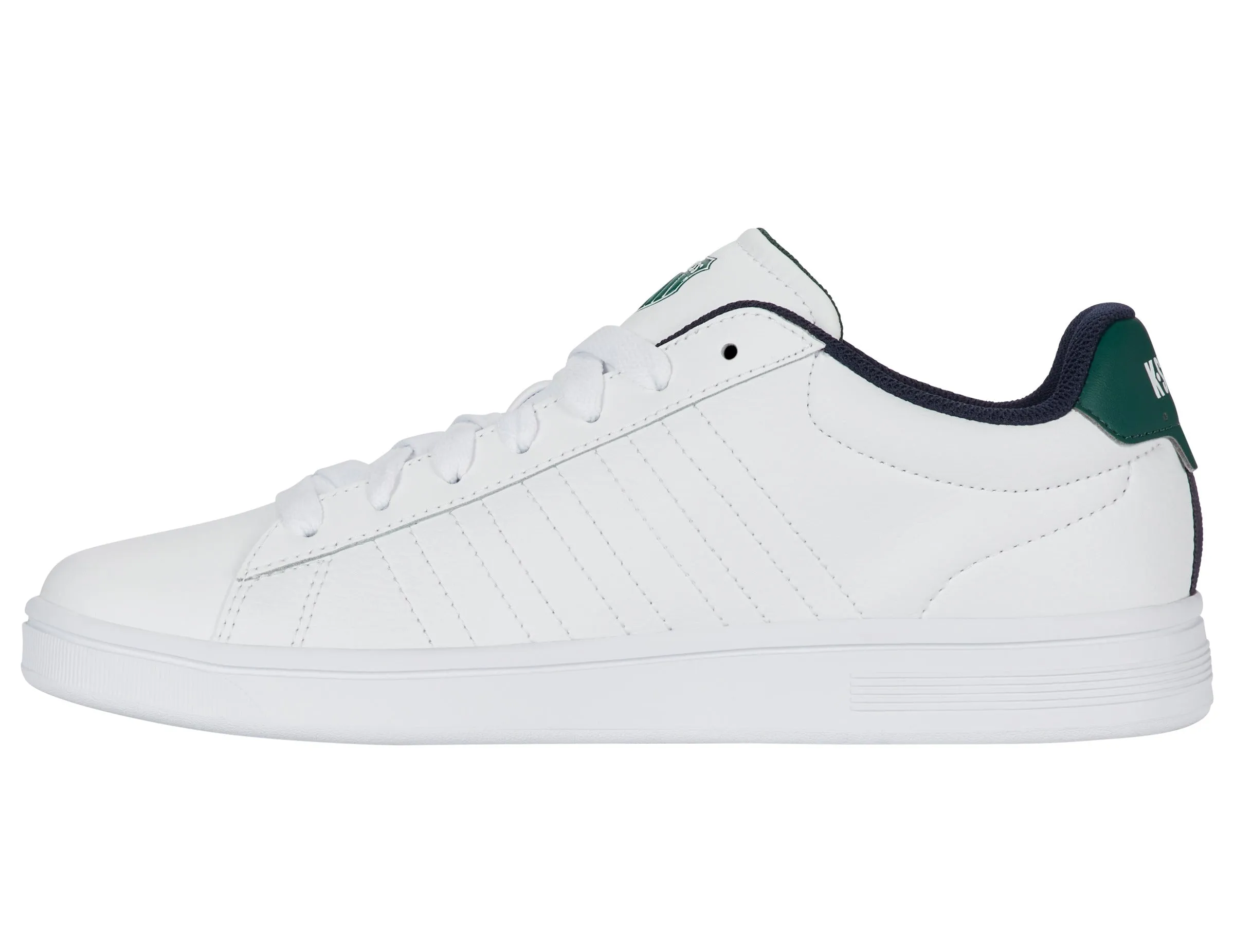 04412-985-M | COURT SHIELD II | WHITE/RAIN FOREST/PEACOAT