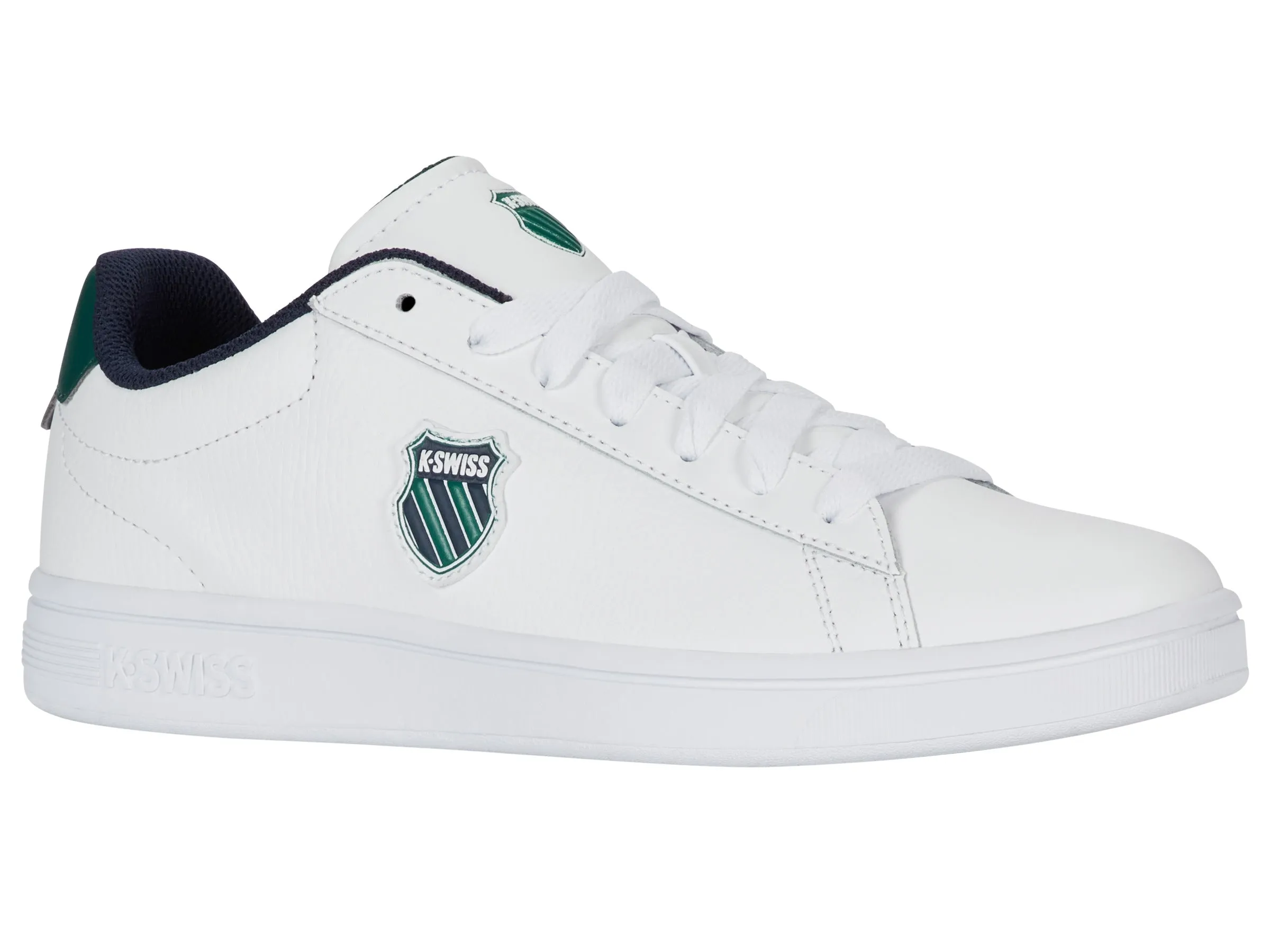 04412-985-M | COURT SHIELD II | WHITE/RAIN FOREST/PEACOAT