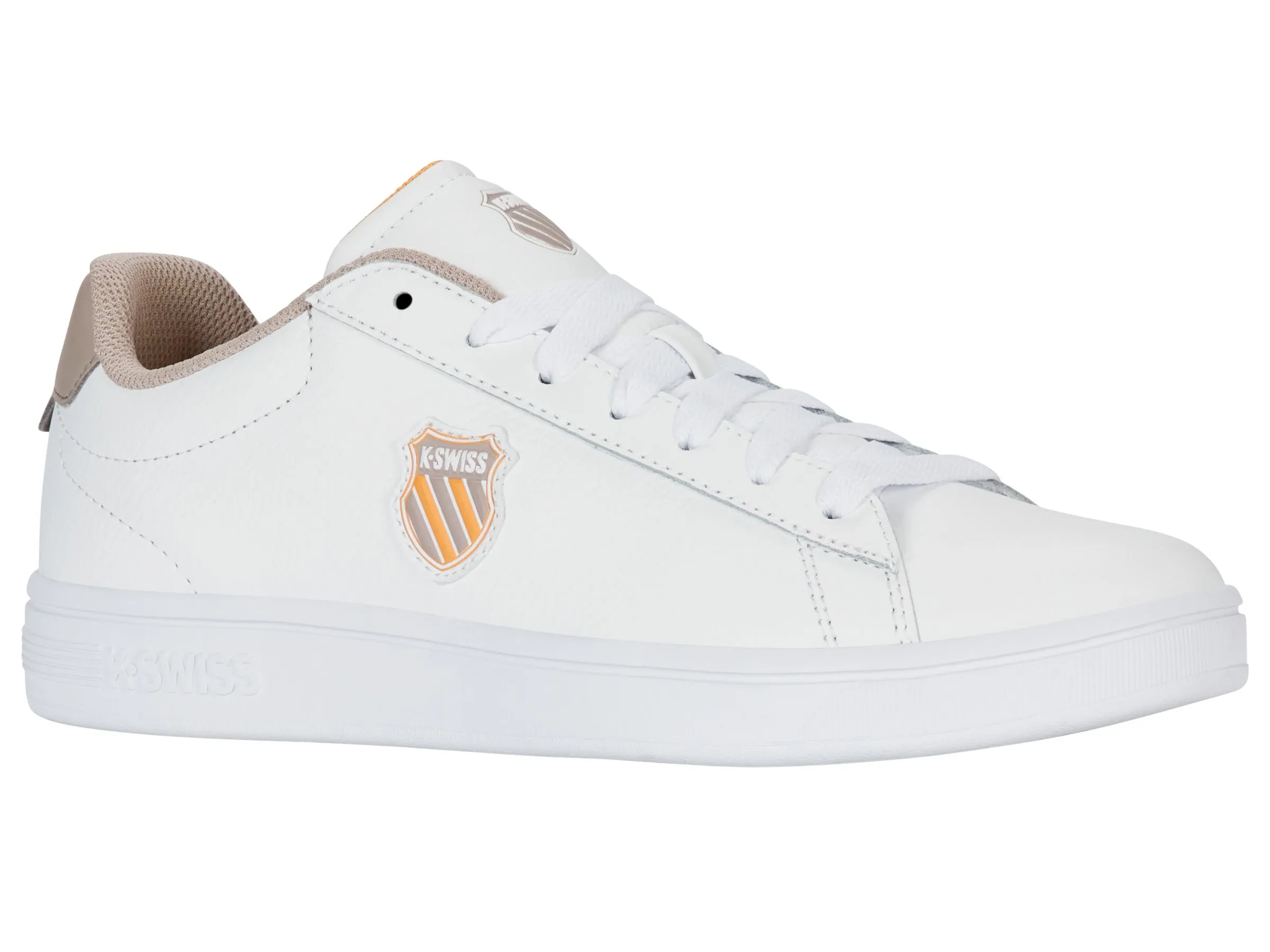 04412-988-M | COURT SHIELD II | WHITE/TAUPE/JURASSIC GOLD