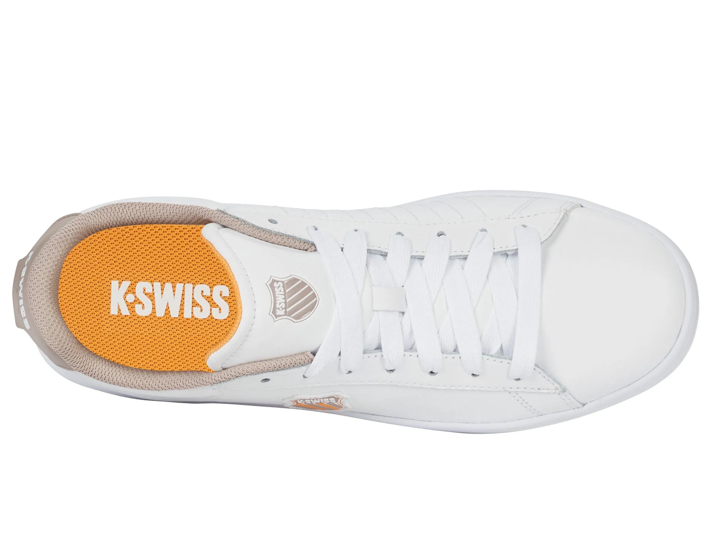 04412-988-M | COURT SHIELD II | WHITE/TAUPE/JURASSIC GOLD