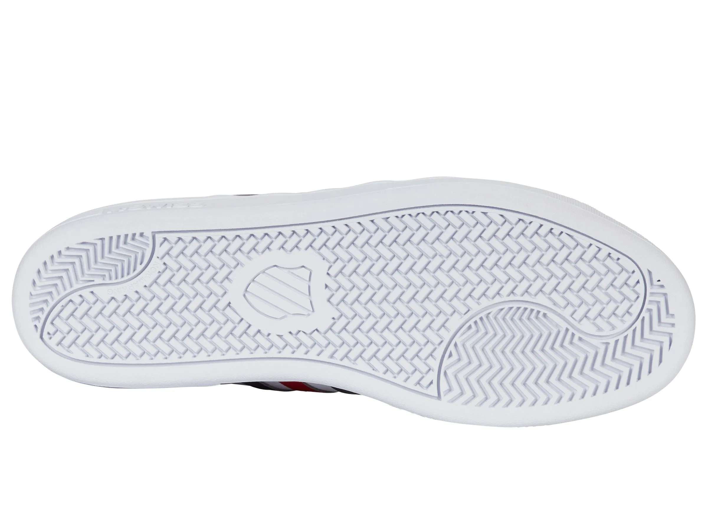 04413-983-M | COURT TIEBREAK II | WHITE/PEACOAT/SAMBA RED