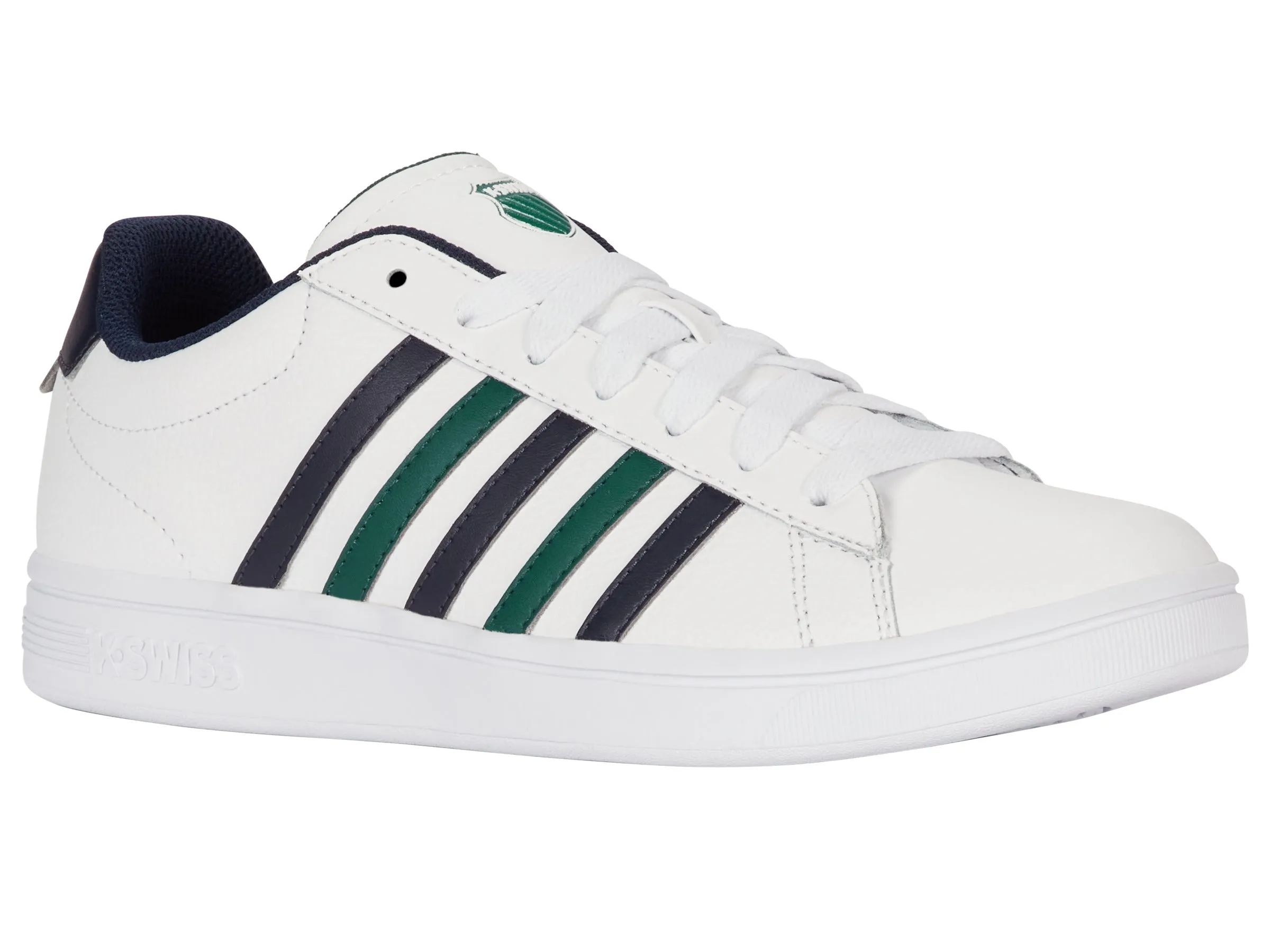 04413-984-M | COURT TIEBREAK II | WHITE/PEACOAT/RAIN FOREST