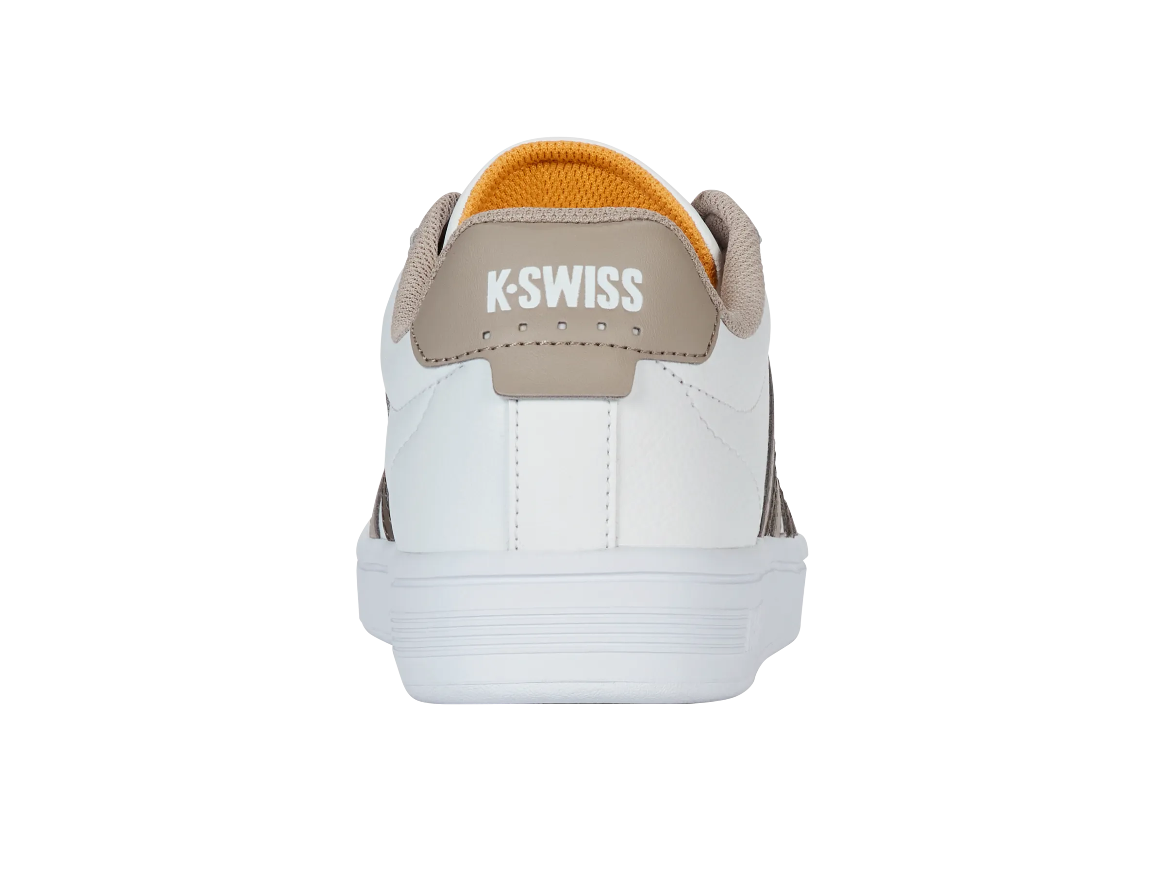 04413-986-M | COURT TIEBREAK II | WHITE/TAUPE/TEAK/JURASSIC GOLD