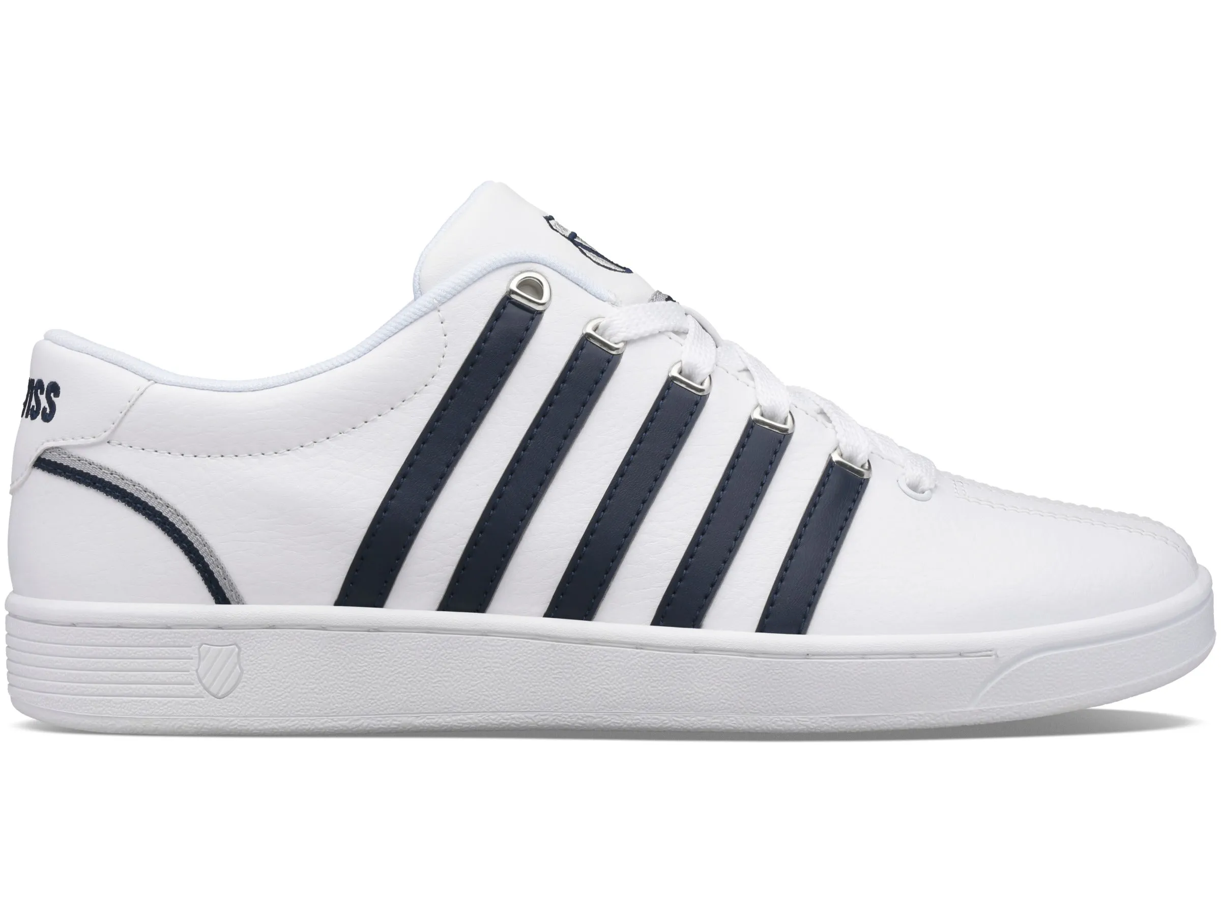 06793-166-M | COURT PRO II | WHITE/NAVY/SILVER/TAPE