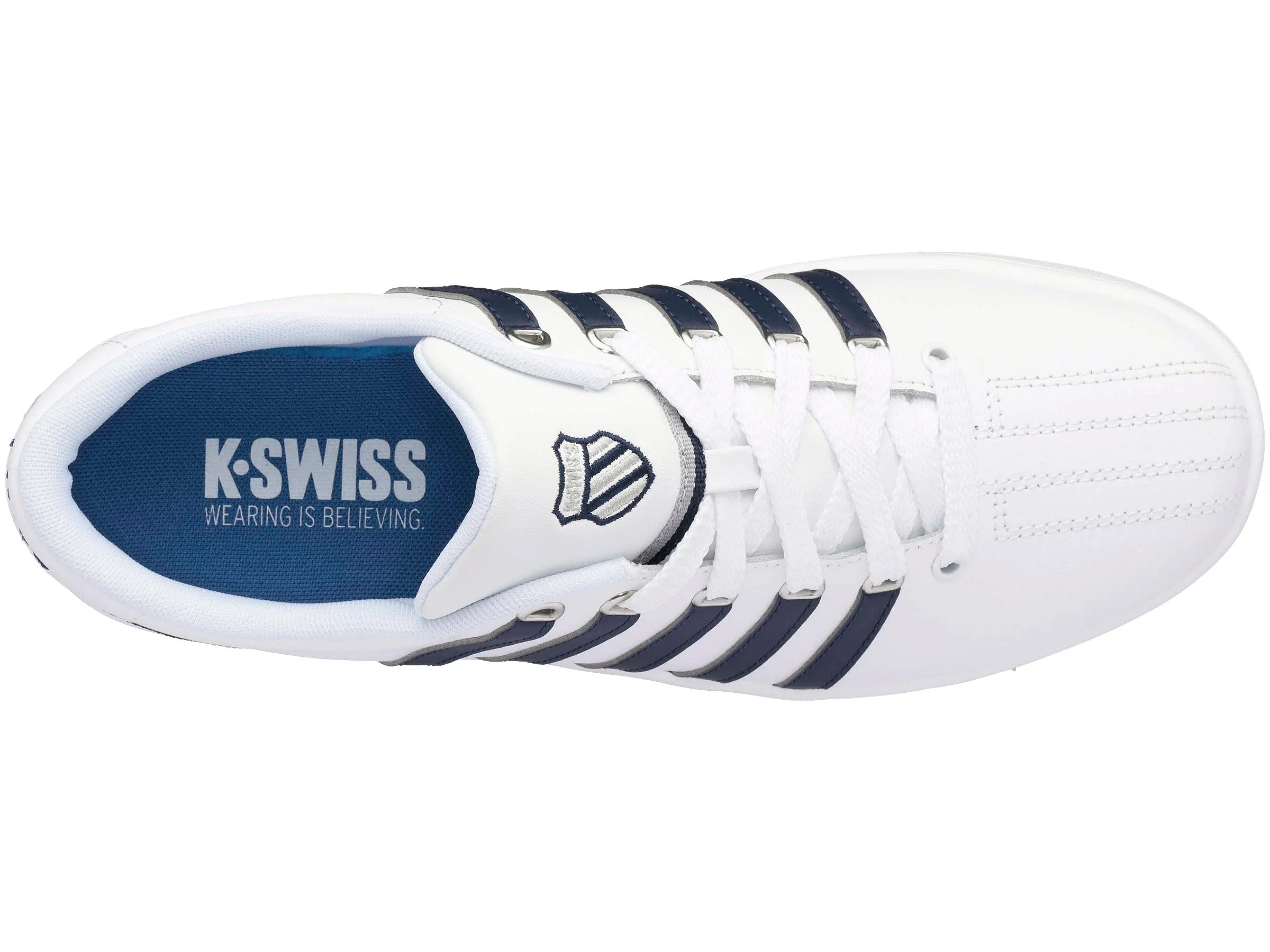 06793-166-M | COURT PRO II | WHITE/NAVY/SILVER/TAPE