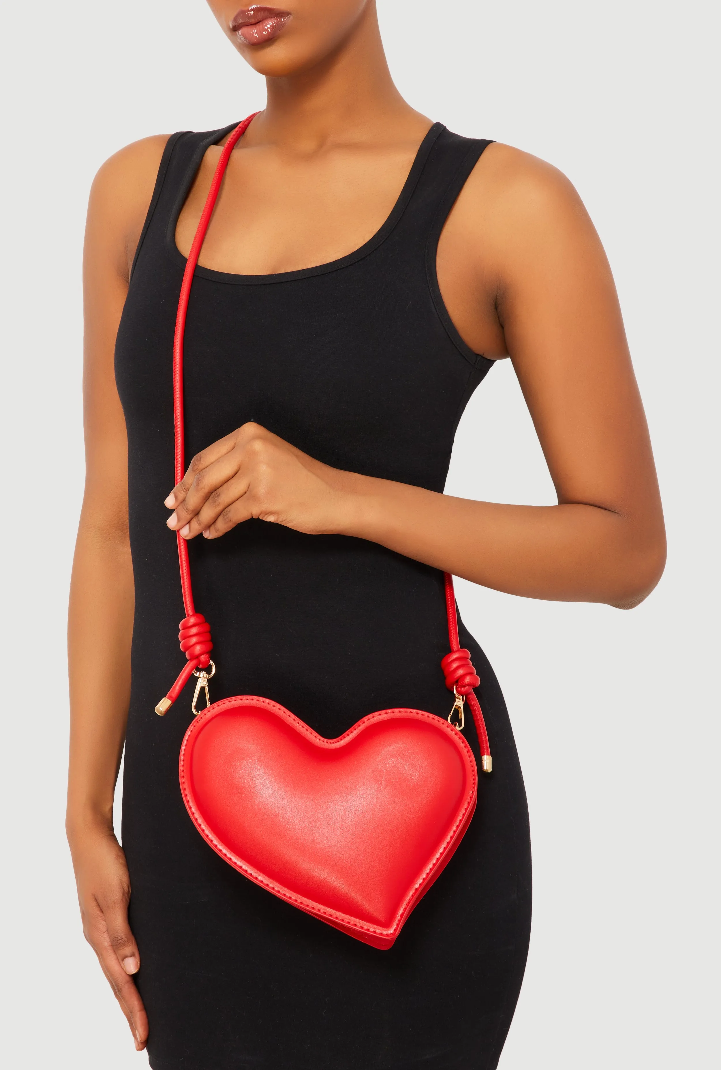 3D Heart Crossbody Handbag