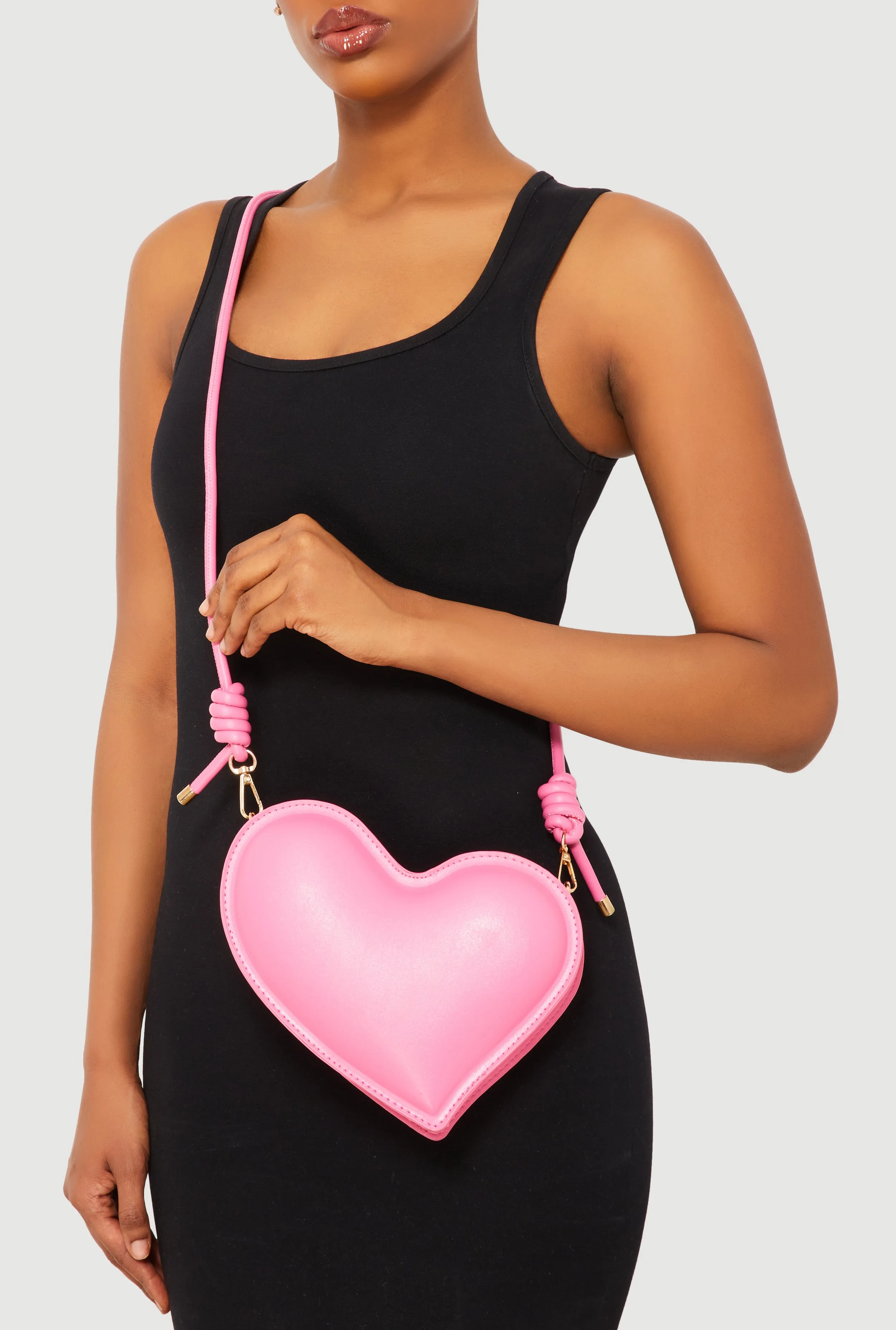 3D Heart Crossbody Handbag
