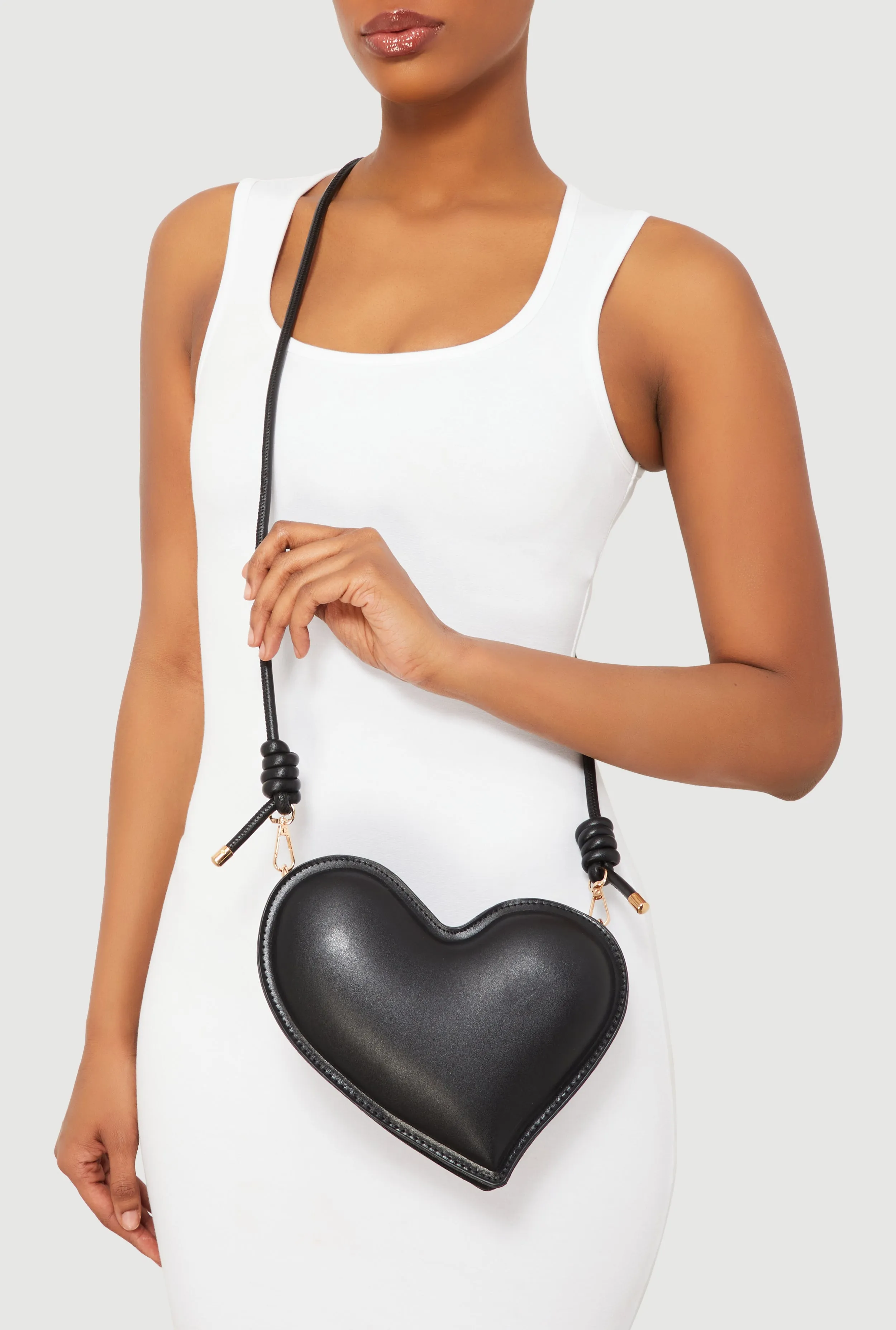 3D Heart Crossbody Handbag