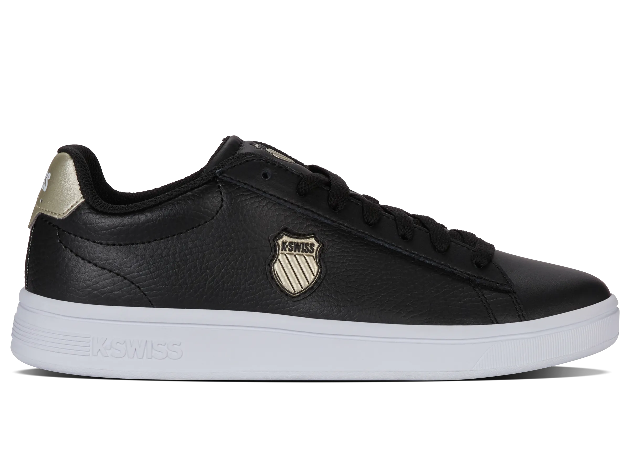 94412-015-M | COURT SHIELD II | BLACK/CHAMPAGNE/WHITE