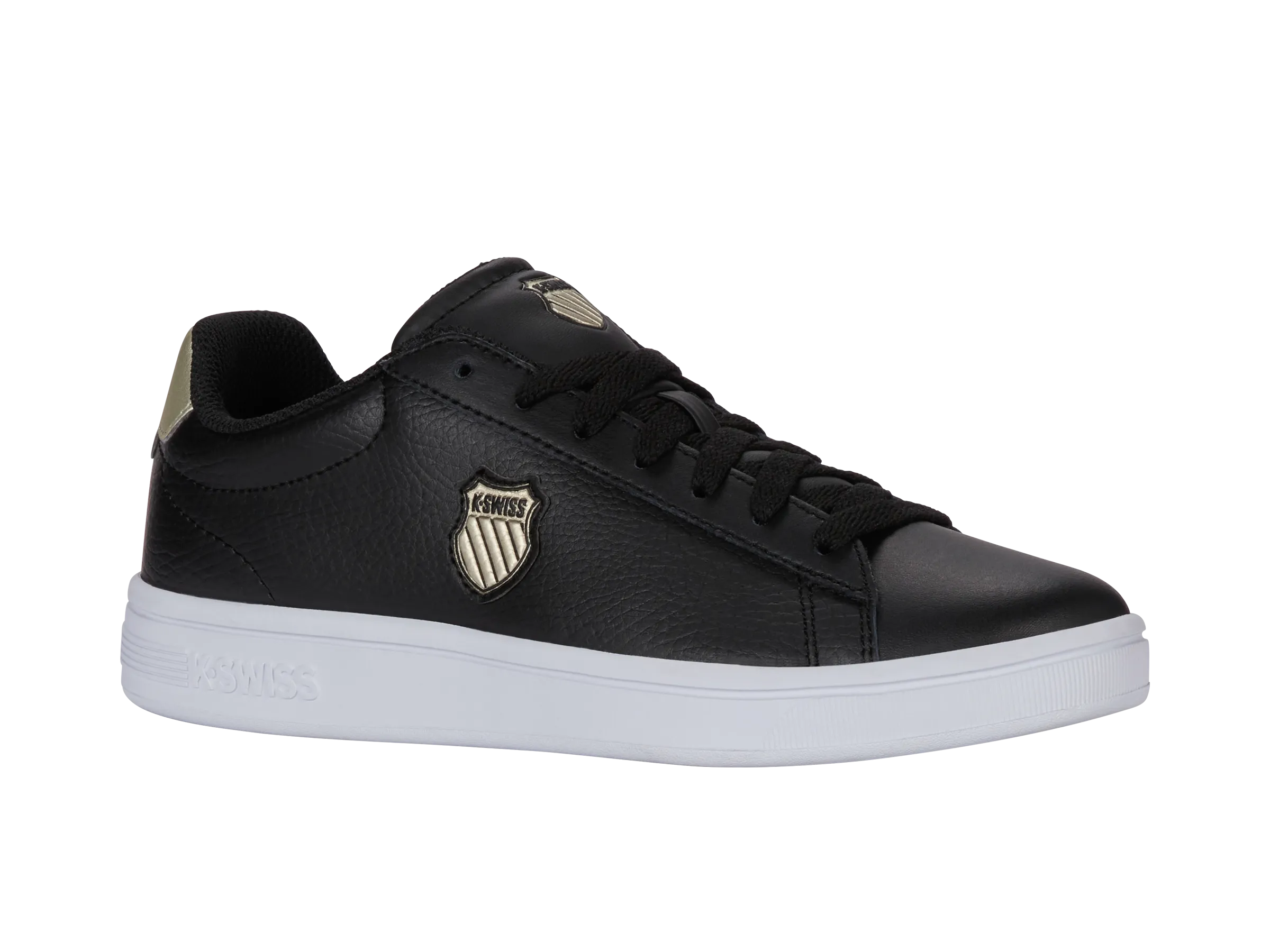94412-015-M | COURT SHIELD II | BLACK/CHAMPAGNE/WHITE