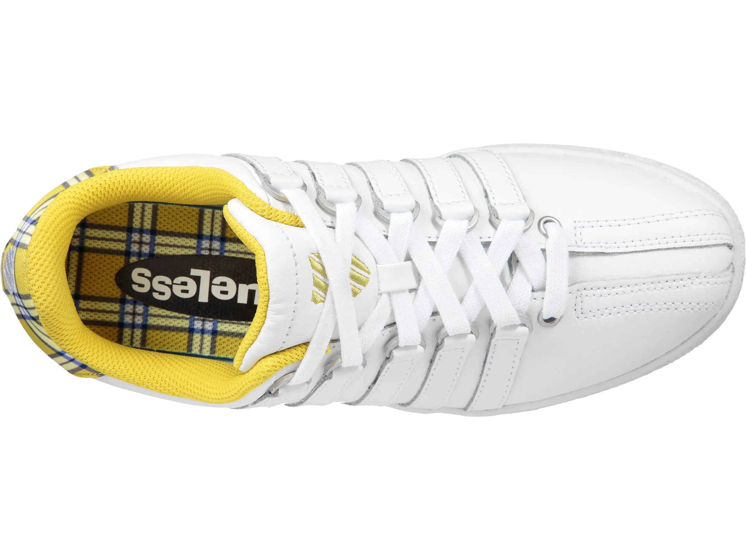 96538-106-M | CLASSIC VN T CLUELESS | WHITE/YELLOW PLAID