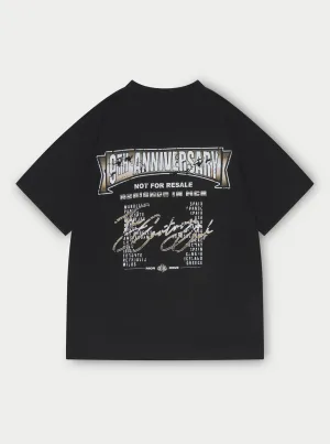9TH ANNIVERSARY T-SHIRT - BLACK