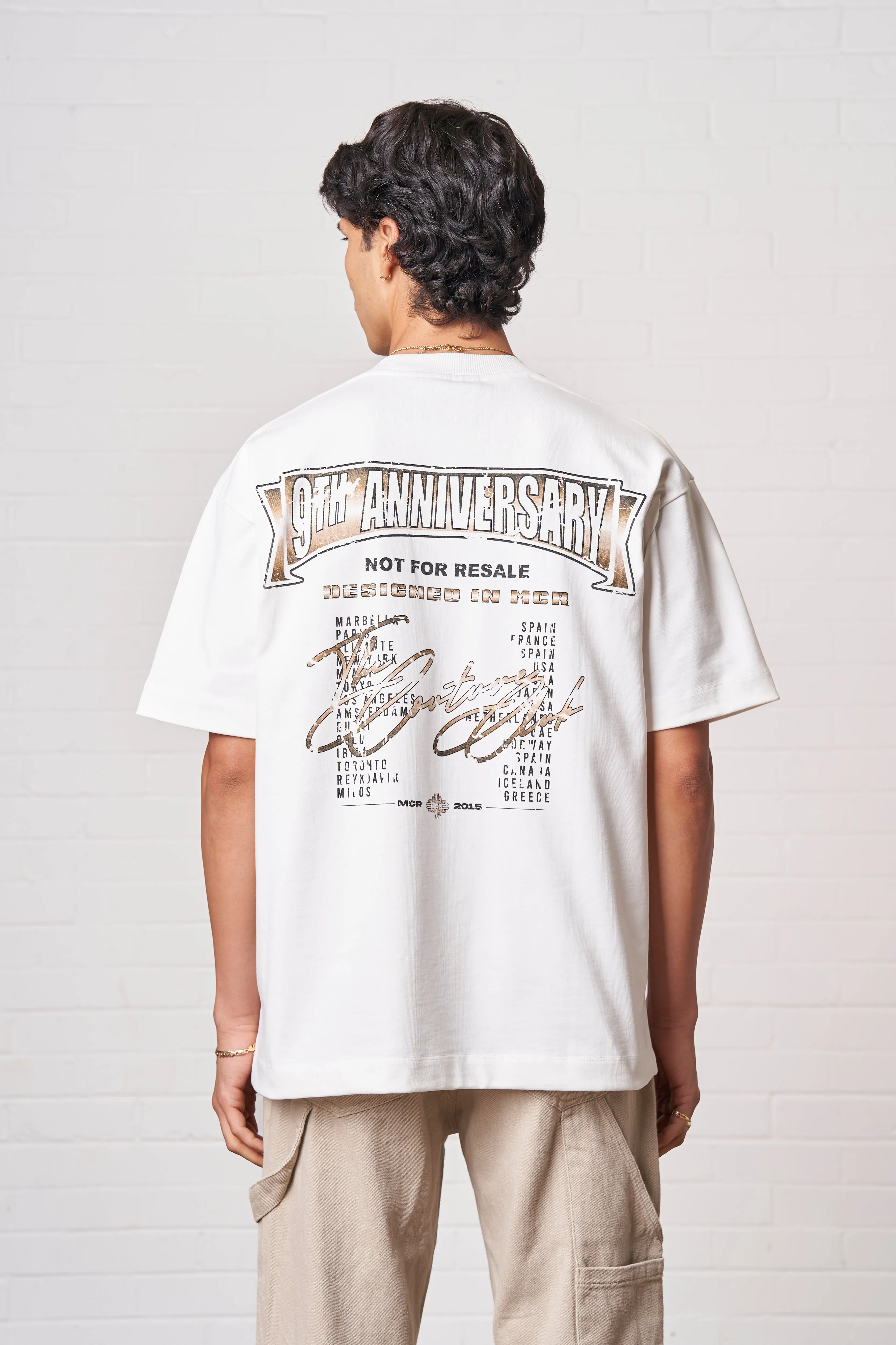 9TH ANNIVERSARY T-SHIRT - OFF WHITE