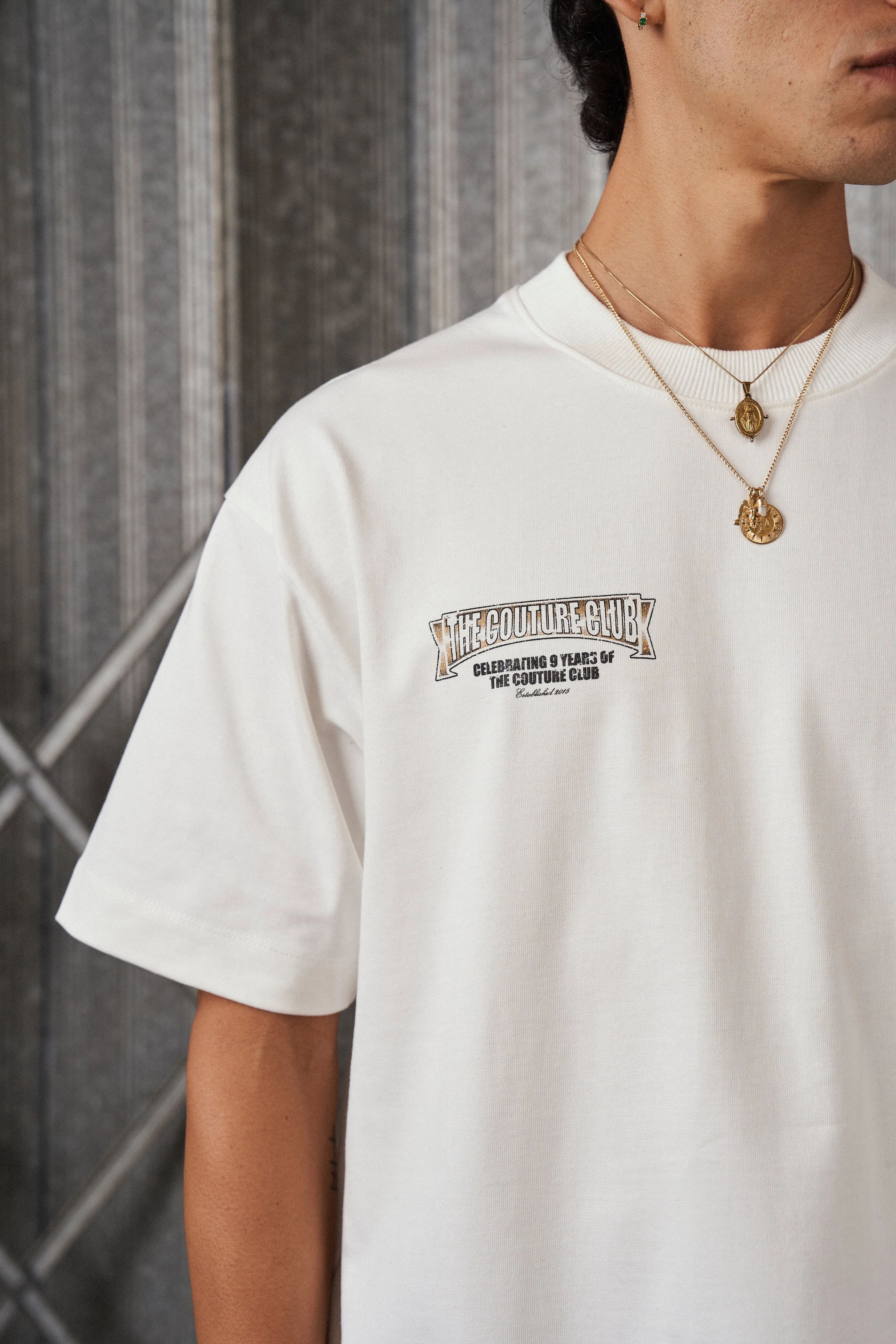 9TH ANNIVERSARY T-SHIRT - OFF WHITE