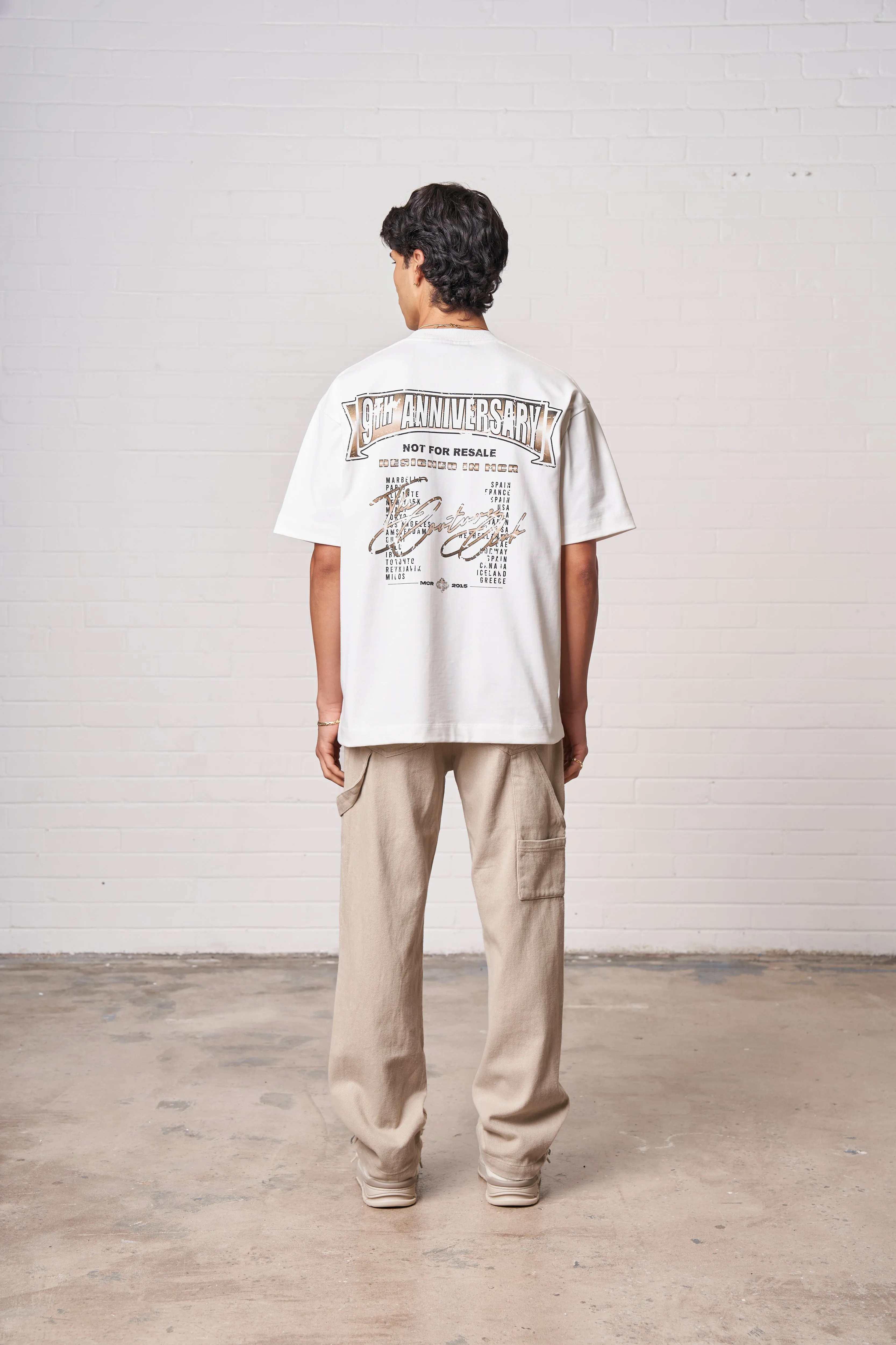 9TH ANNIVERSARY T-SHIRT - OFF WHITE