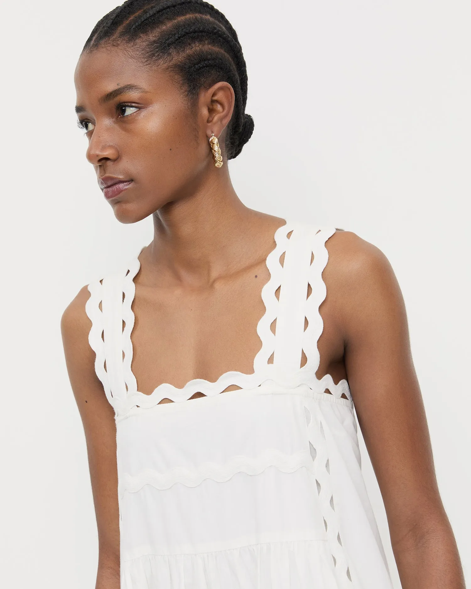 Alison White Camisole Dress