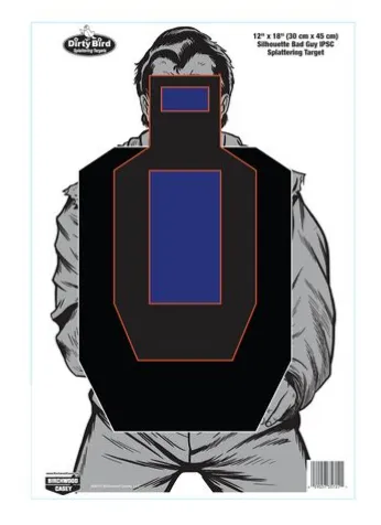 Bad Guy 12" x 18" IPSC Target