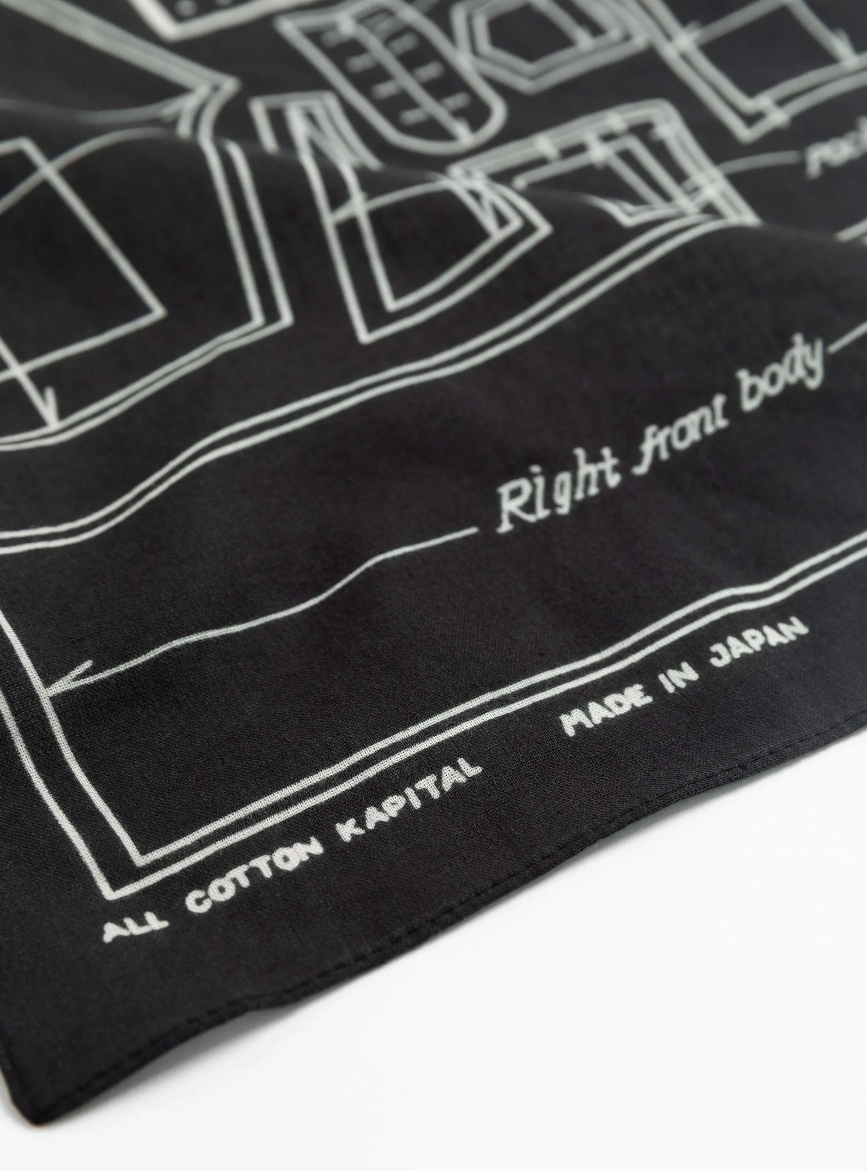 Barbie Pattern Bandana Black