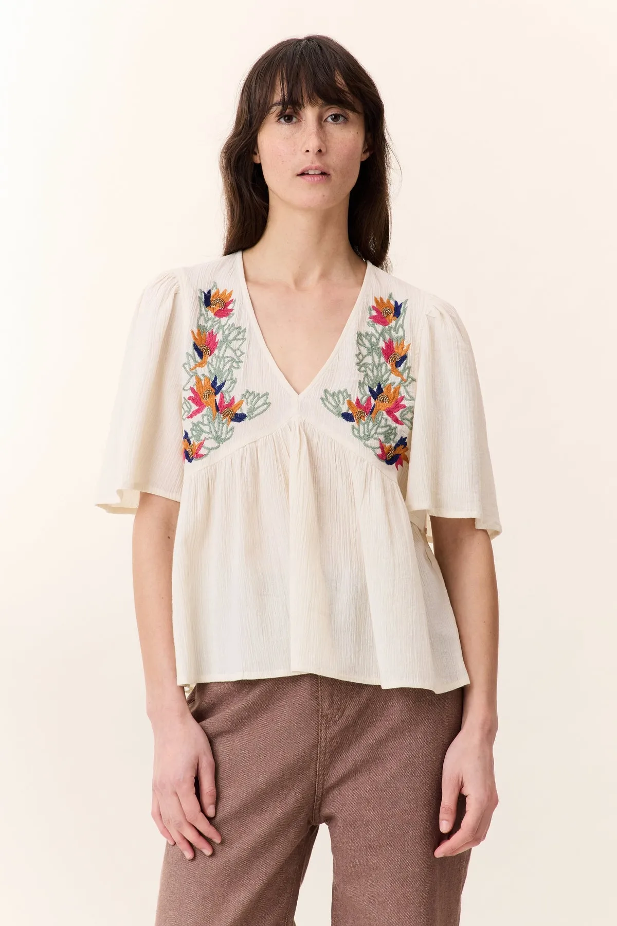 Blouse Choly Tcc Choly Tcc01 Pear Off-White