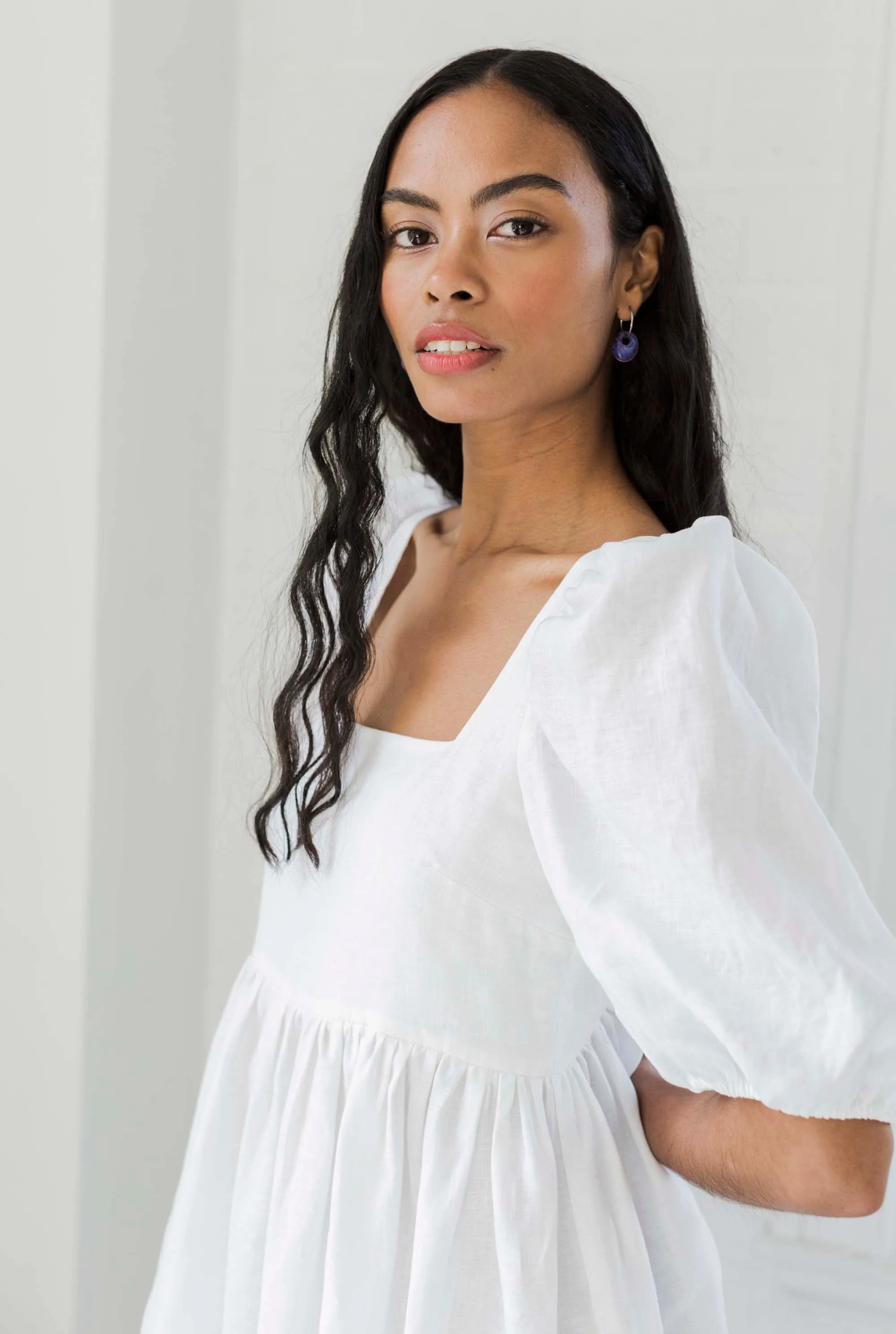 Bridal Manon Mini Puff Dress
