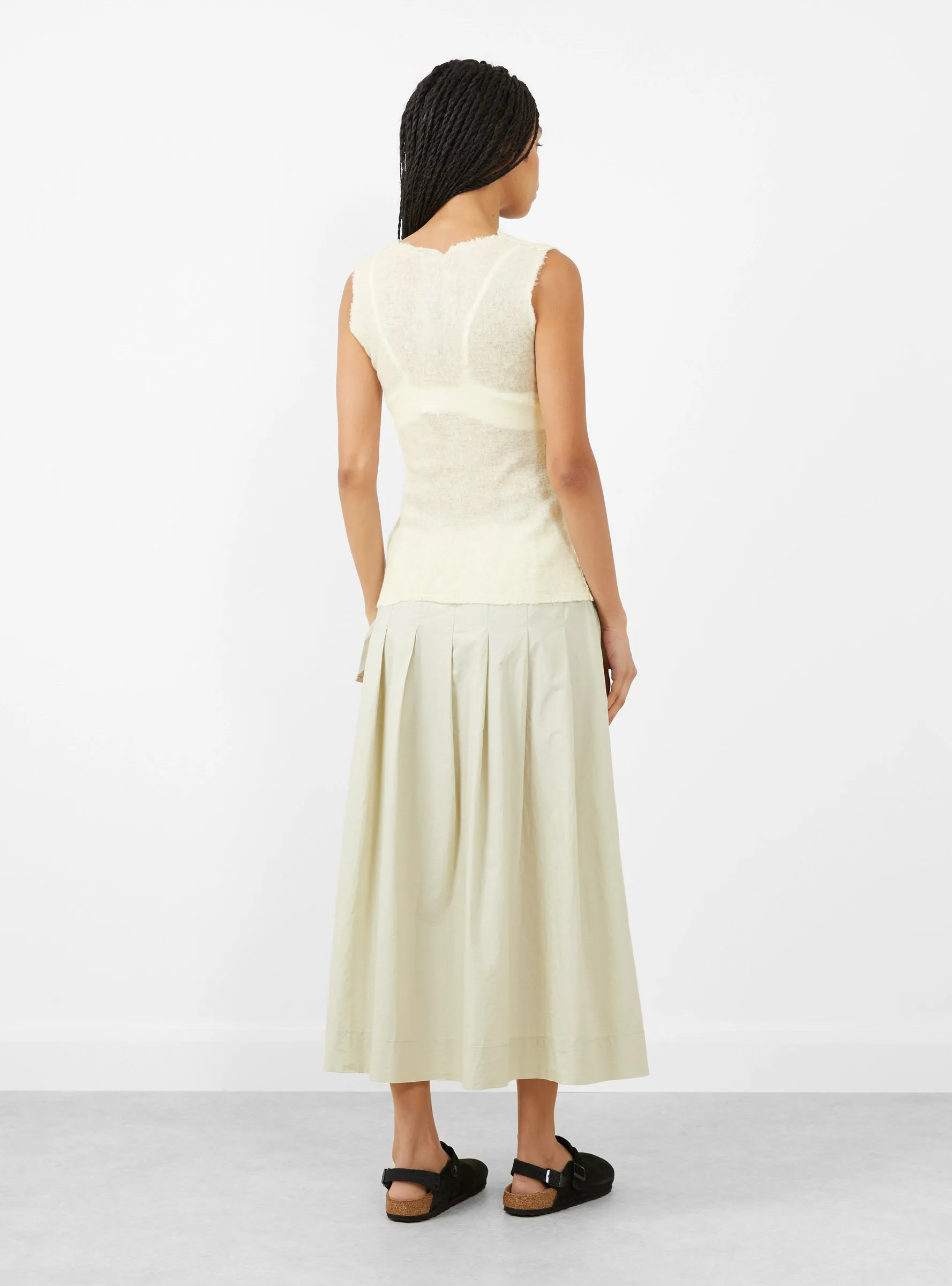 Bryndis Knit Vest Off-White