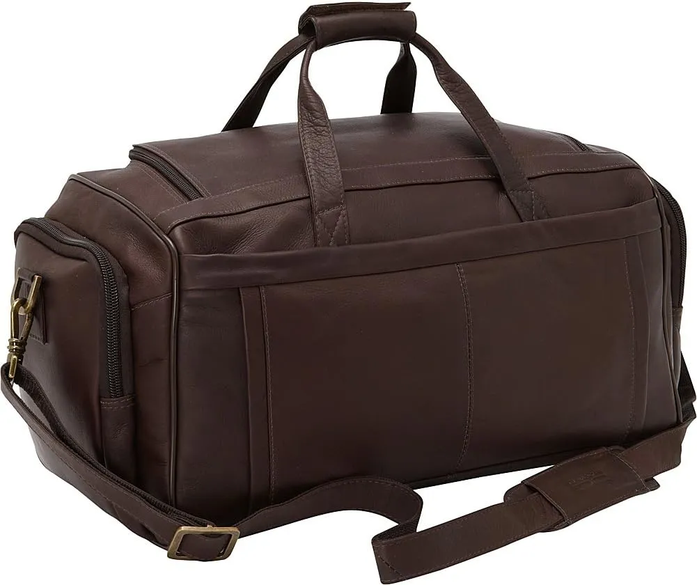 Claire Chase Bordeaux Leather Duffel