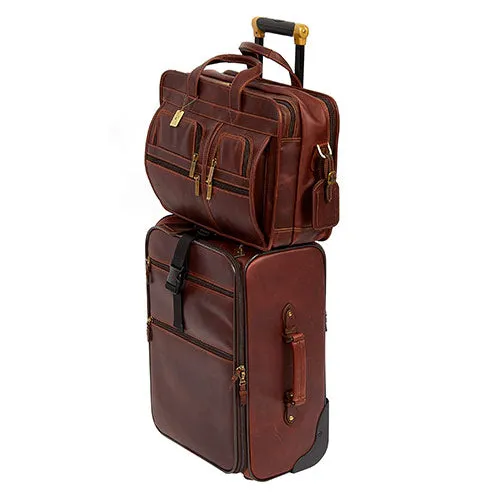 Claire Chase leather 22" Carry On