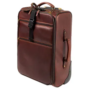 Claire Chase Legendary Classic leather 22" Pullman Dark Brown