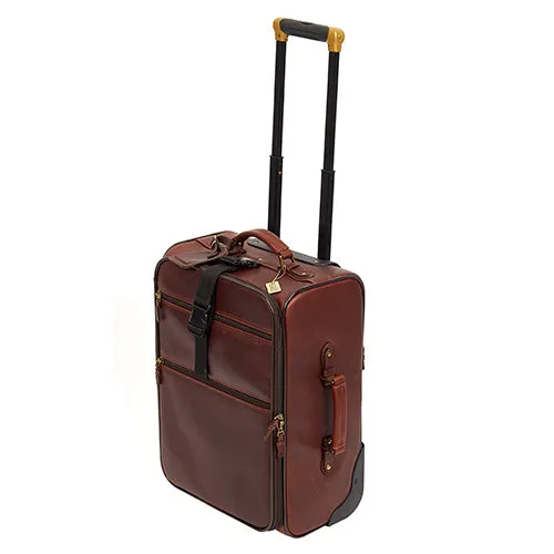 Claire Chase Legendary Classic leather 22" Pullman Dark Brown