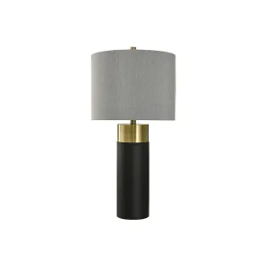 Collective Design By Stylecraft Black Cement And Brass Table Lamp TL332559JCDS - MATTE STONE BLACK ONE SIZE