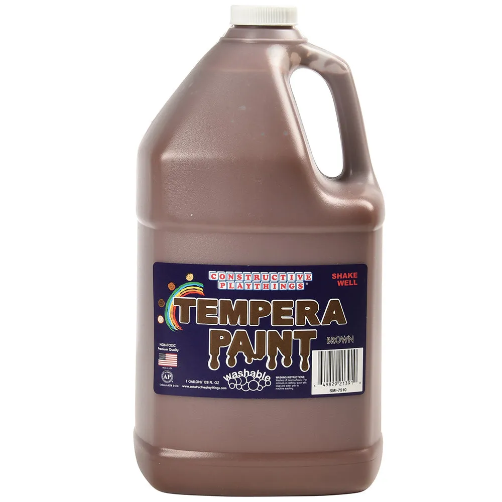 Constructive Playthings® Washable Brown Tempera Paint - Gallon