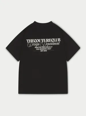 DESIGN DEPARTMENT GRAPHIC T-SHIRT - BLACK