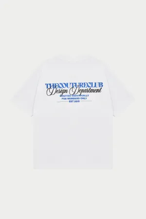DESIGN DEPARTMENT GRAPHIC T-SHIRT - BLUE
