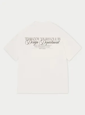 DESIGN DEPARTMENT GRAPHIC T-SHIRT - OFF WHITE