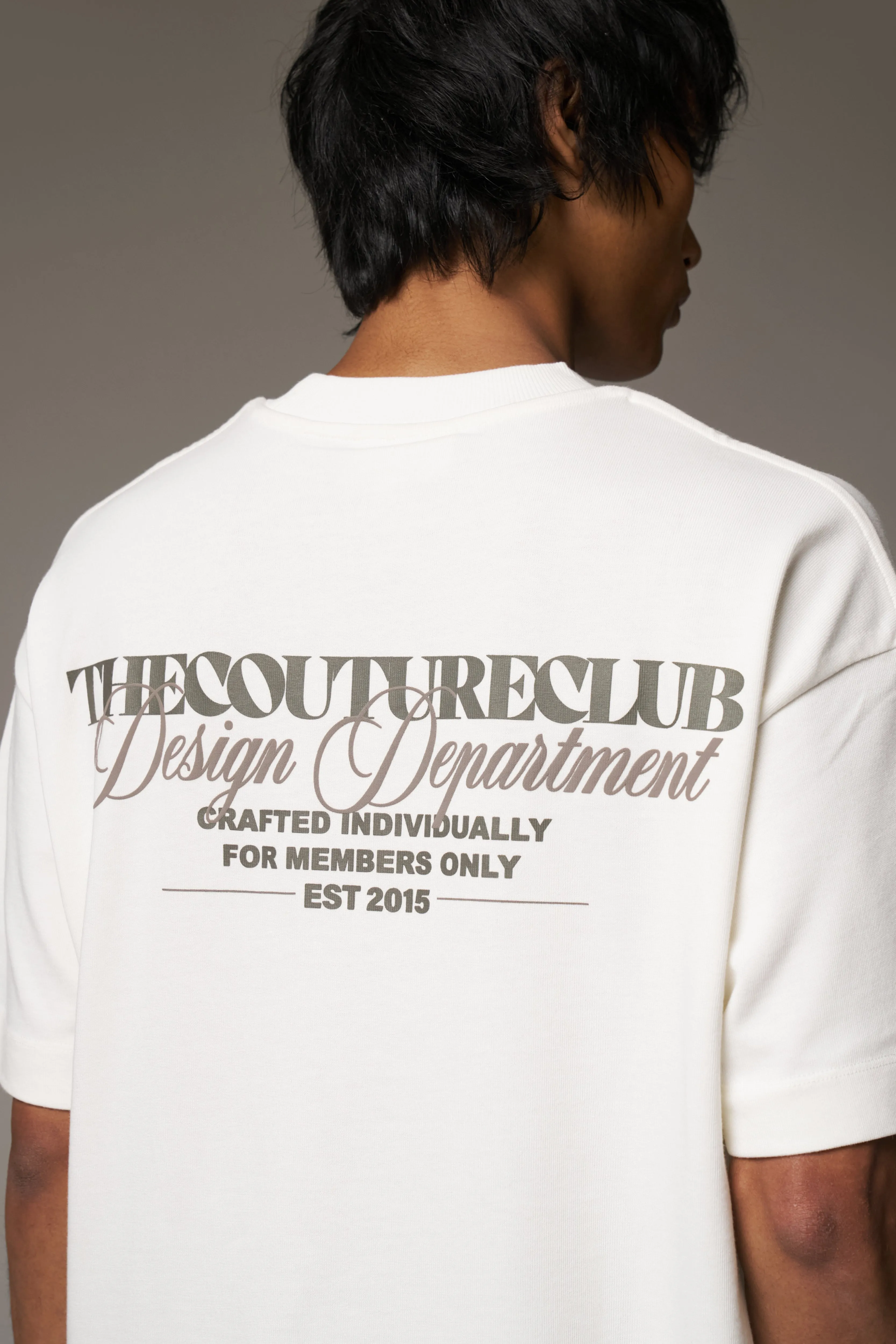 DESIGN DEPARTMENT GRAPHIC T-SHIRT - OFF WHITE
