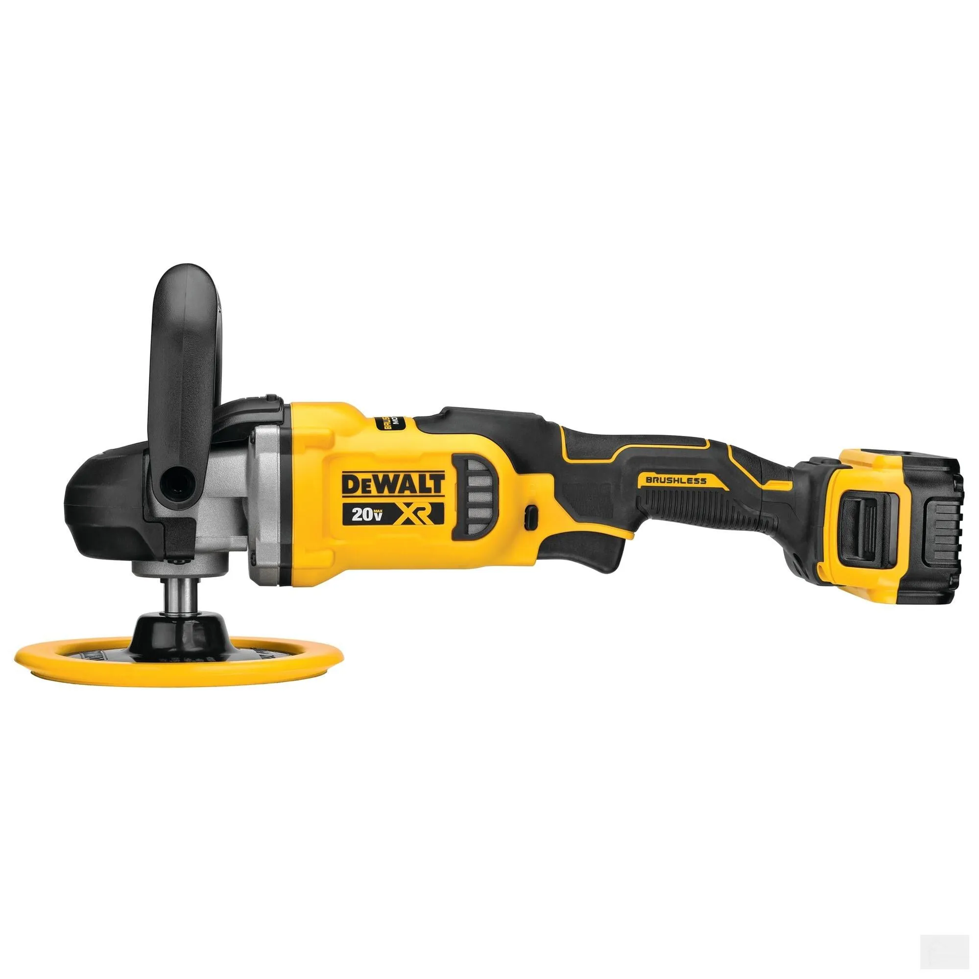 Dewalt 20V MAX* XR® 7 in. Cordless Variable-Speed Rotary Polisher Kit (DCM849P2)