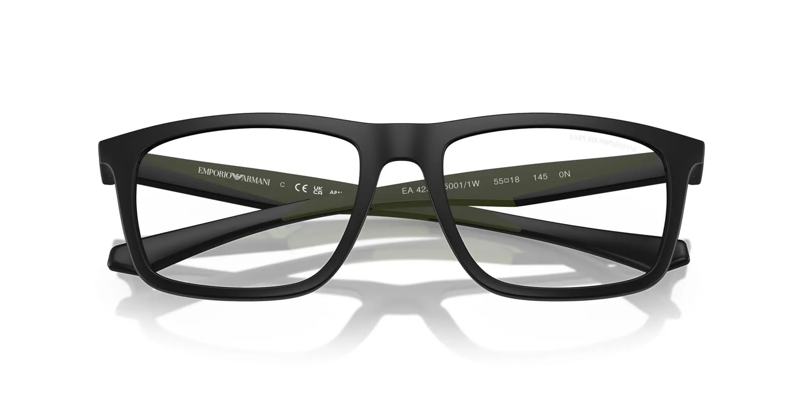 Emporio Armani EA4235 5001/1W with Folding Clip-On