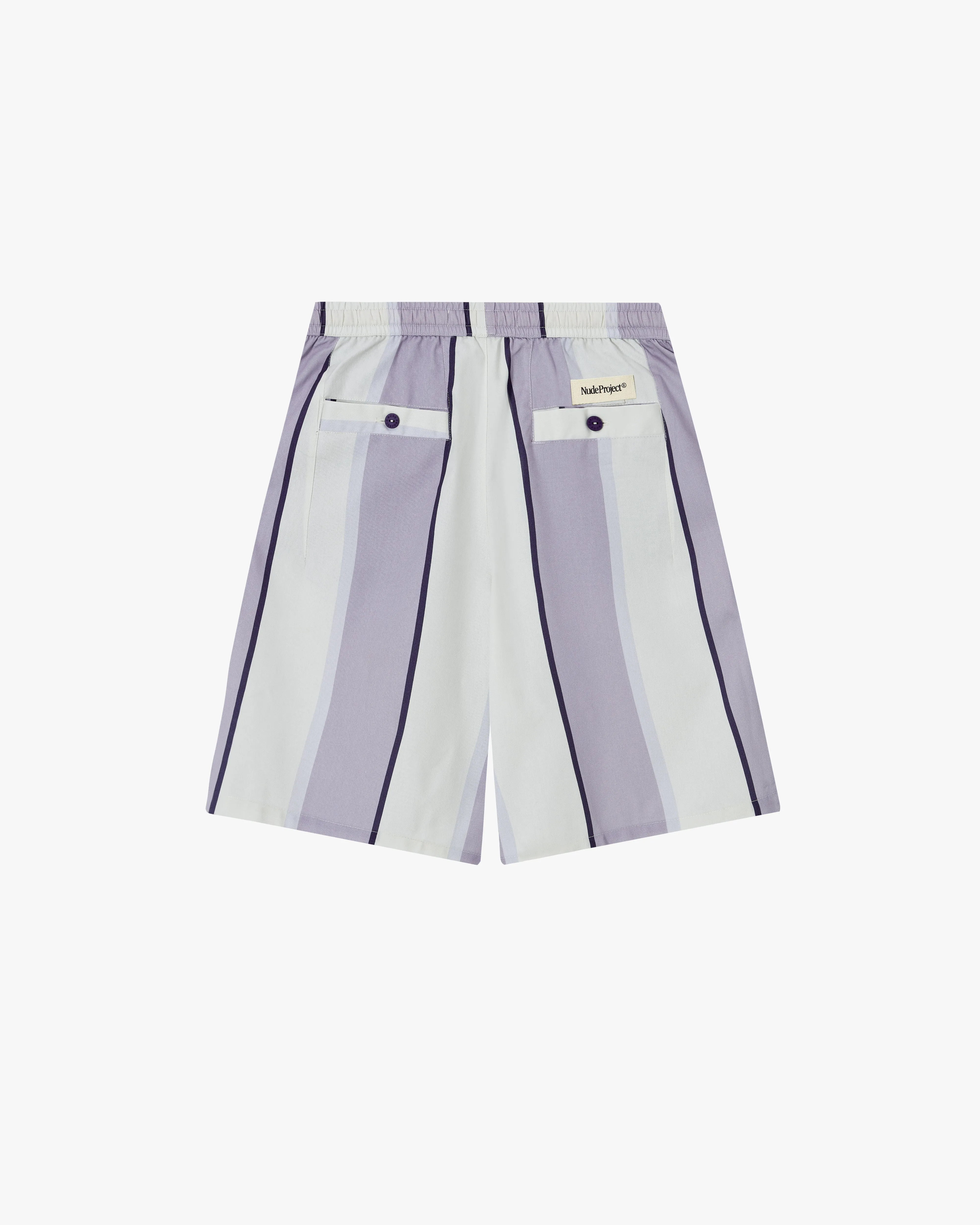 Esvedra Shorts White/Purple