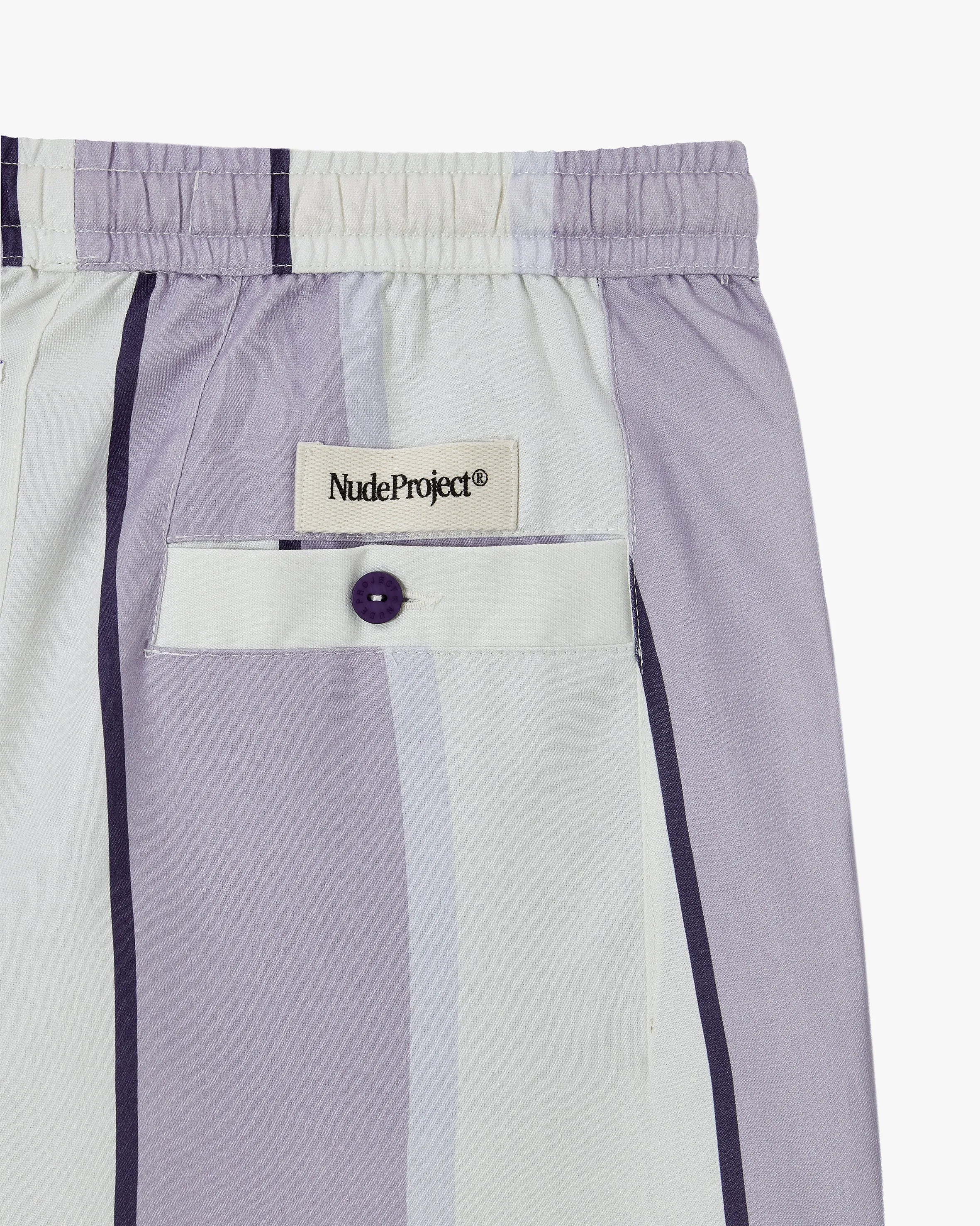 Esvedra Shorts White/Purple