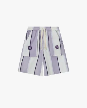 Esvedra Shorts White/Purple