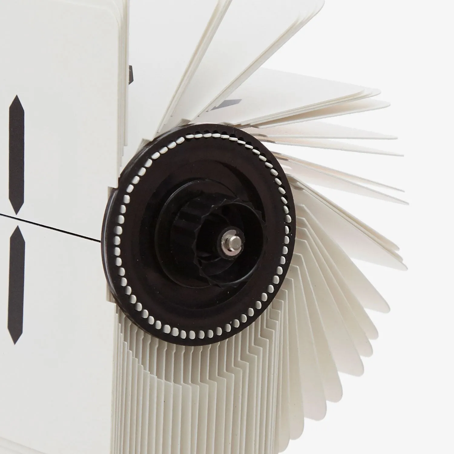 Flipping Out Clock by Cloudnola WHITE/GOLD