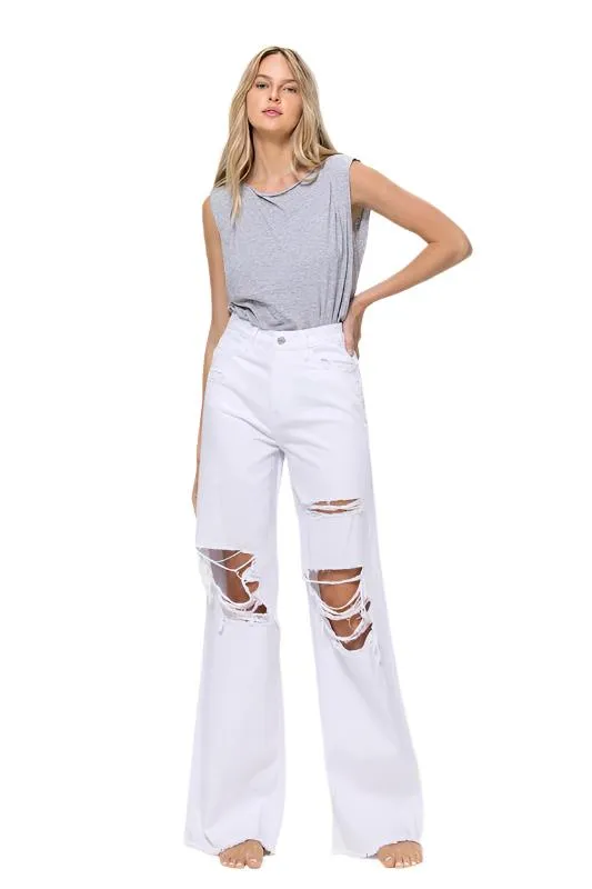 Flying Monkey Vervet 90'S VINTAGE LOOSE Destroyed Denim Jeans