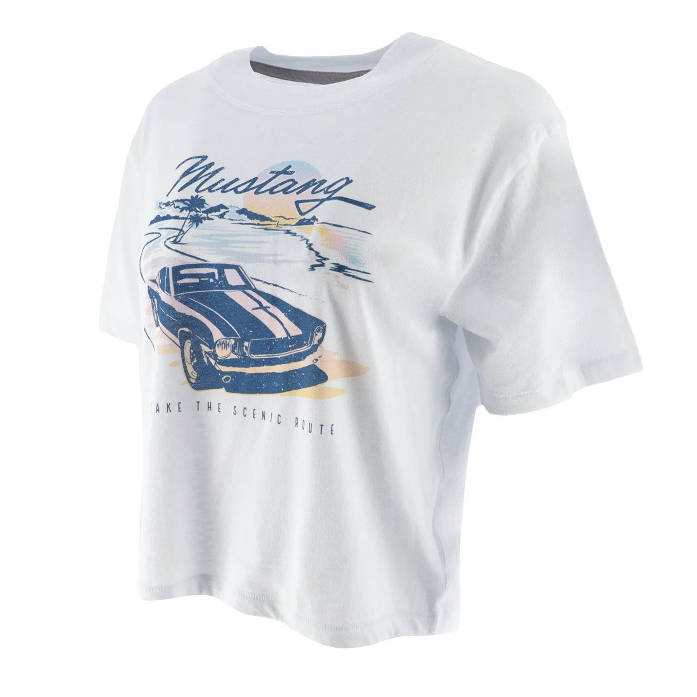 Ford Mustang Women's Scenic Route Crop T-Shirt