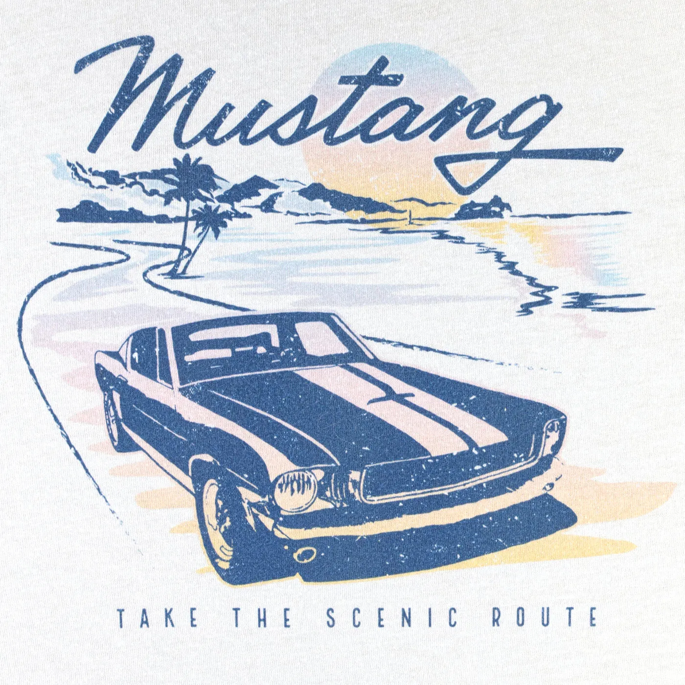 Ford Mustang Women's Scenic Route Crop T-Shirt
