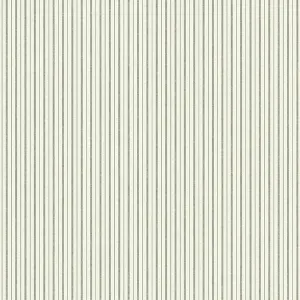 French Ticking Wallpaper in Black and White