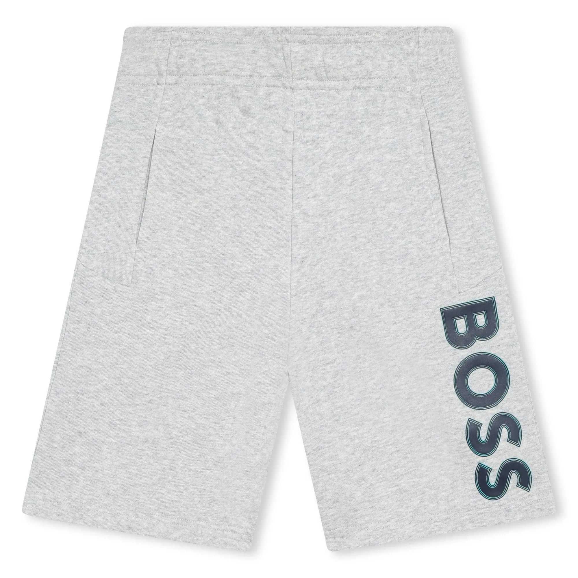 Gray Side Logo Shorts