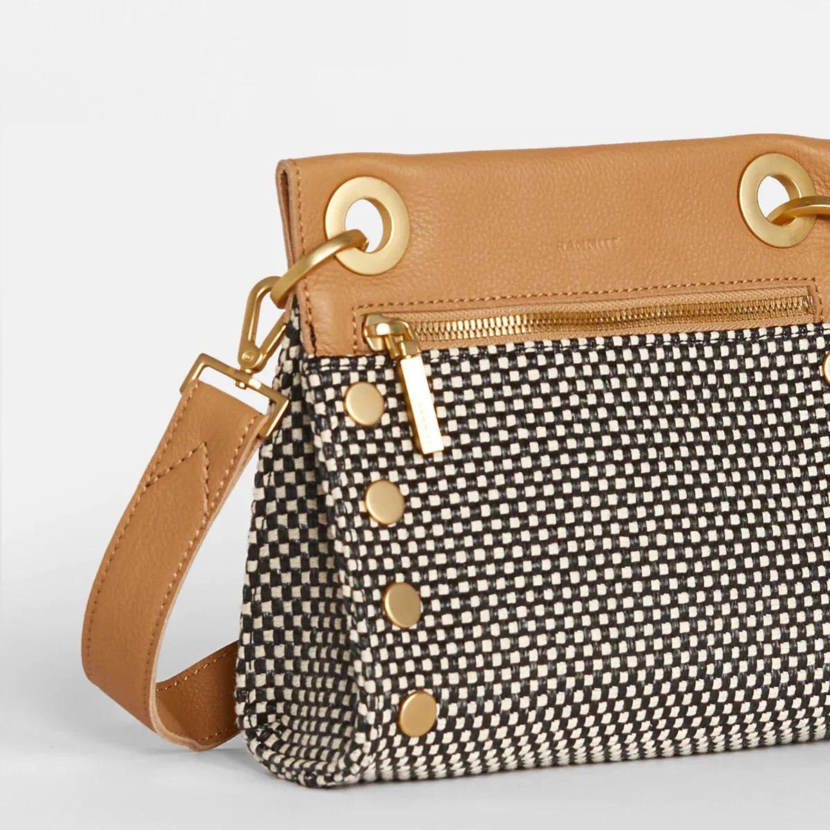 Hammitt Tony Crossbody Leather Handbag California Sunday/Brushed Gold - Limited Edition