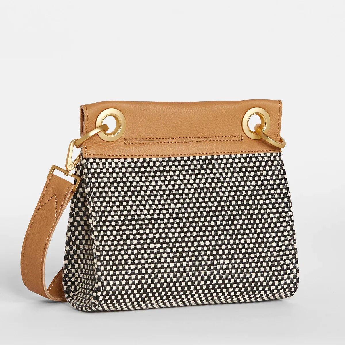 Hammitt Tony Crossbody Leather Handbag California Sunday/Brushed Gold - Limited Edition