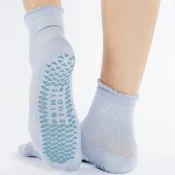 Happy Ankle Grip Socks - Arctic Ice