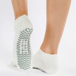 Happy Grip Socks - Bone
